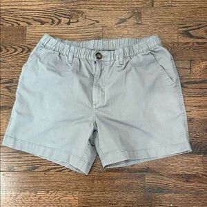Chubbies Gray Elastic Waist Flat Front Shorts